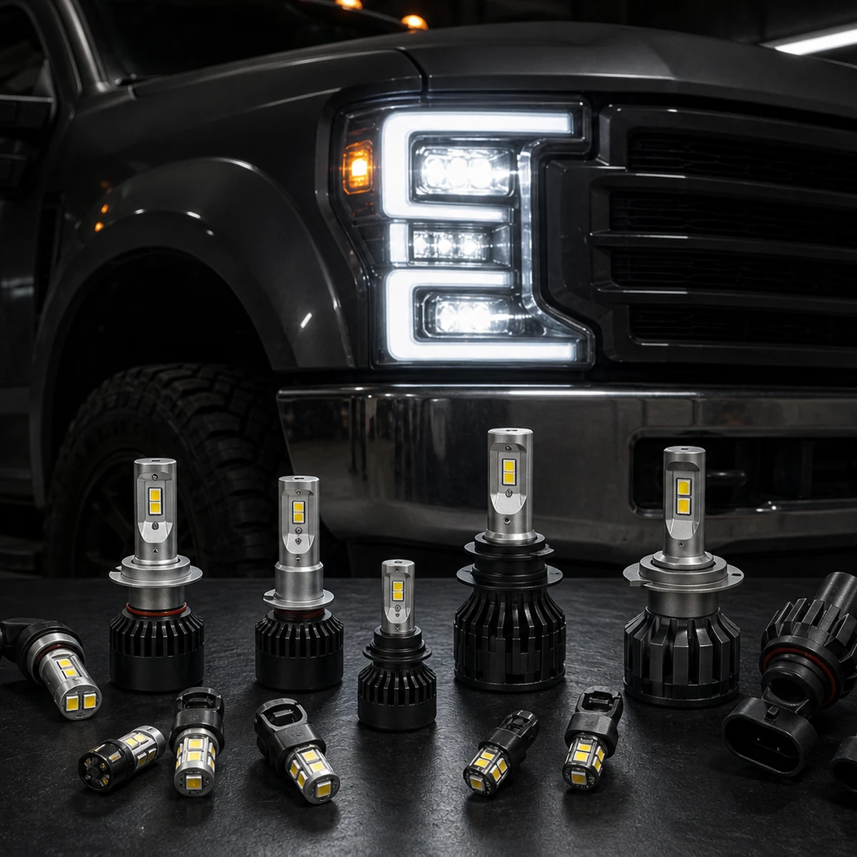 Custom Engineered for 2019-2025 Chevrolet Silverado 4500 5500 6500 LED Bulbs Upgrade