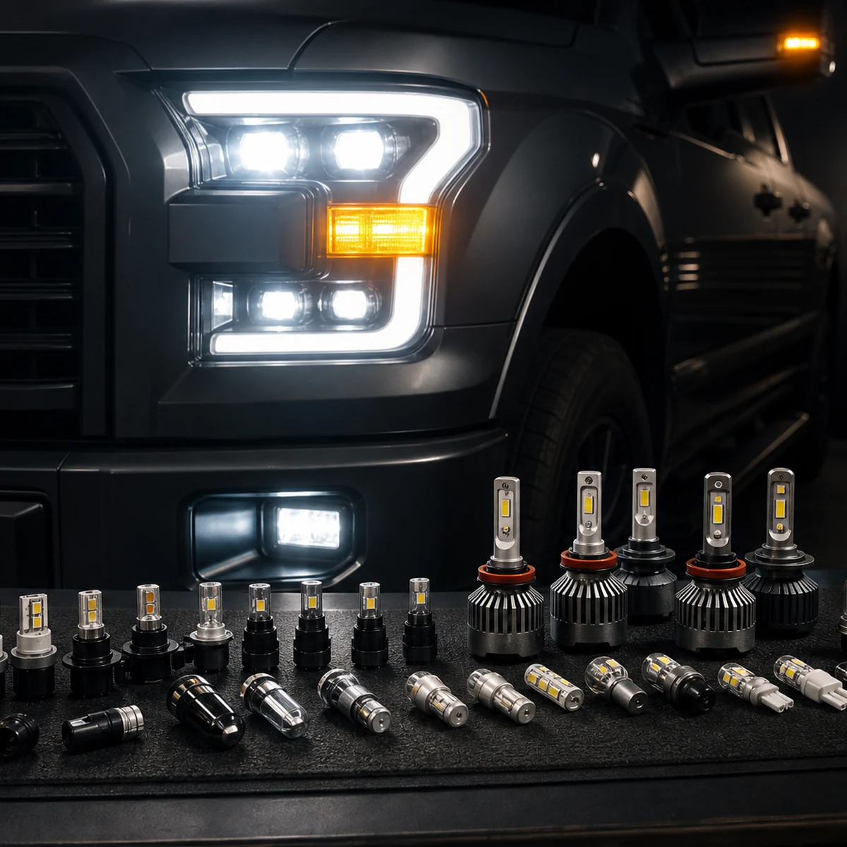Custom Engineered for 2022 Chevrolet Silverado 1500 LED Bulbs Upgrade